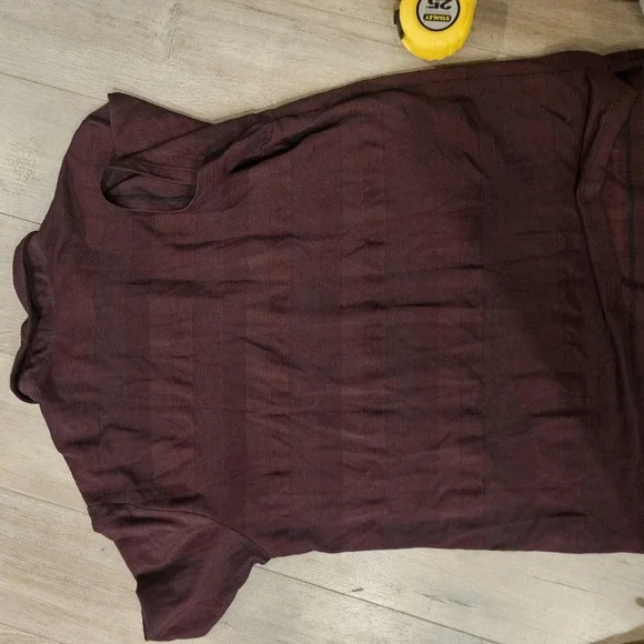 Robert Barakett Polo Shirt Mens XL Red Striped Knit Short Sleeve Golf Casual - Picture 3 of 6